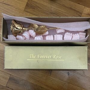 The Forever Rose dipped in 24k Gold